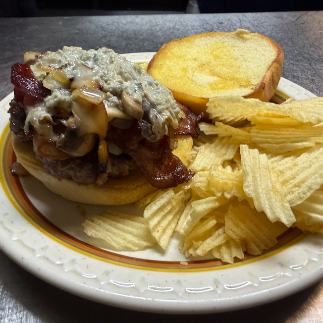 Clown Town Deluxe Burger.