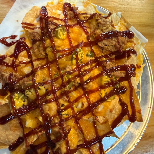 Pulled Pork Nachos.