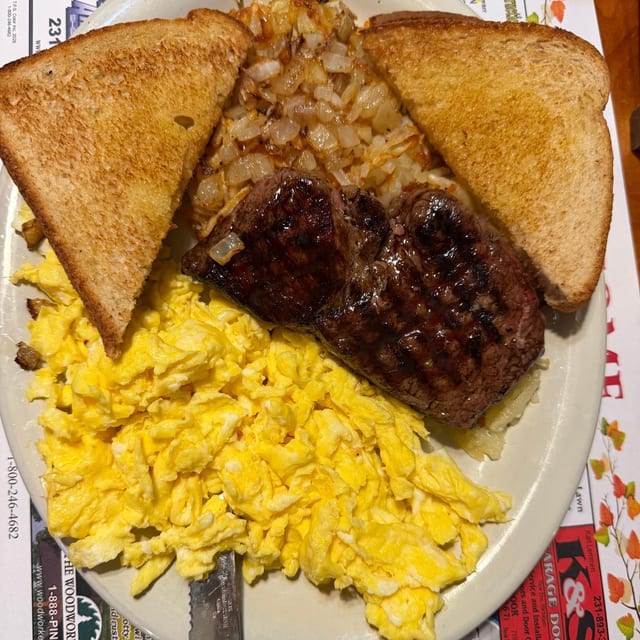 Steak & Eggs.