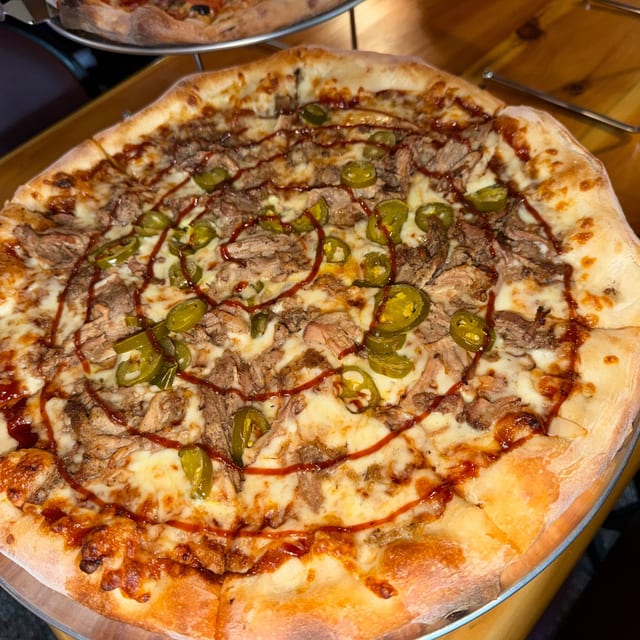Pulled Pork Pizza.